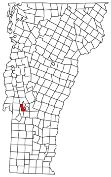 West Rutland Location map